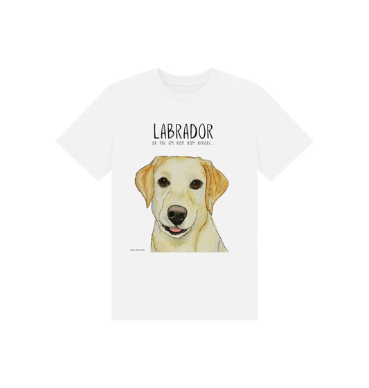 White Printed Kids T-Shirt