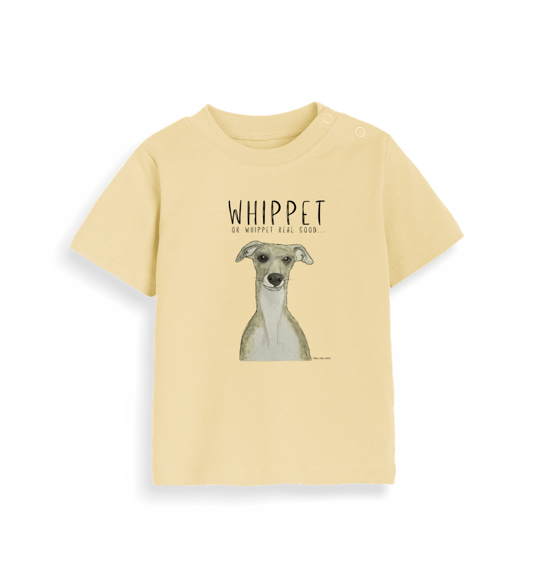 Soft Yellow Printed Kids T-Shirt