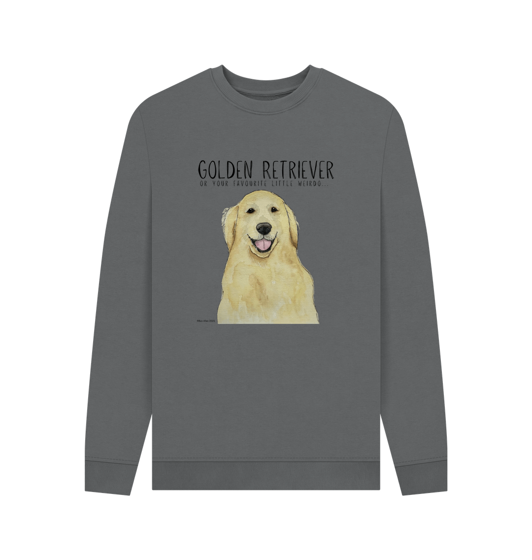 Slate Grey Printed Sweater