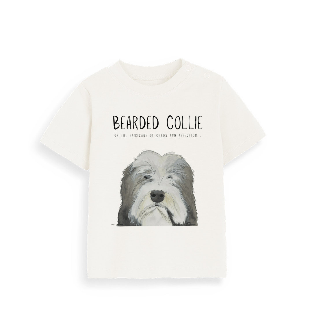 Organic Natural Printed Kids T-Shirt