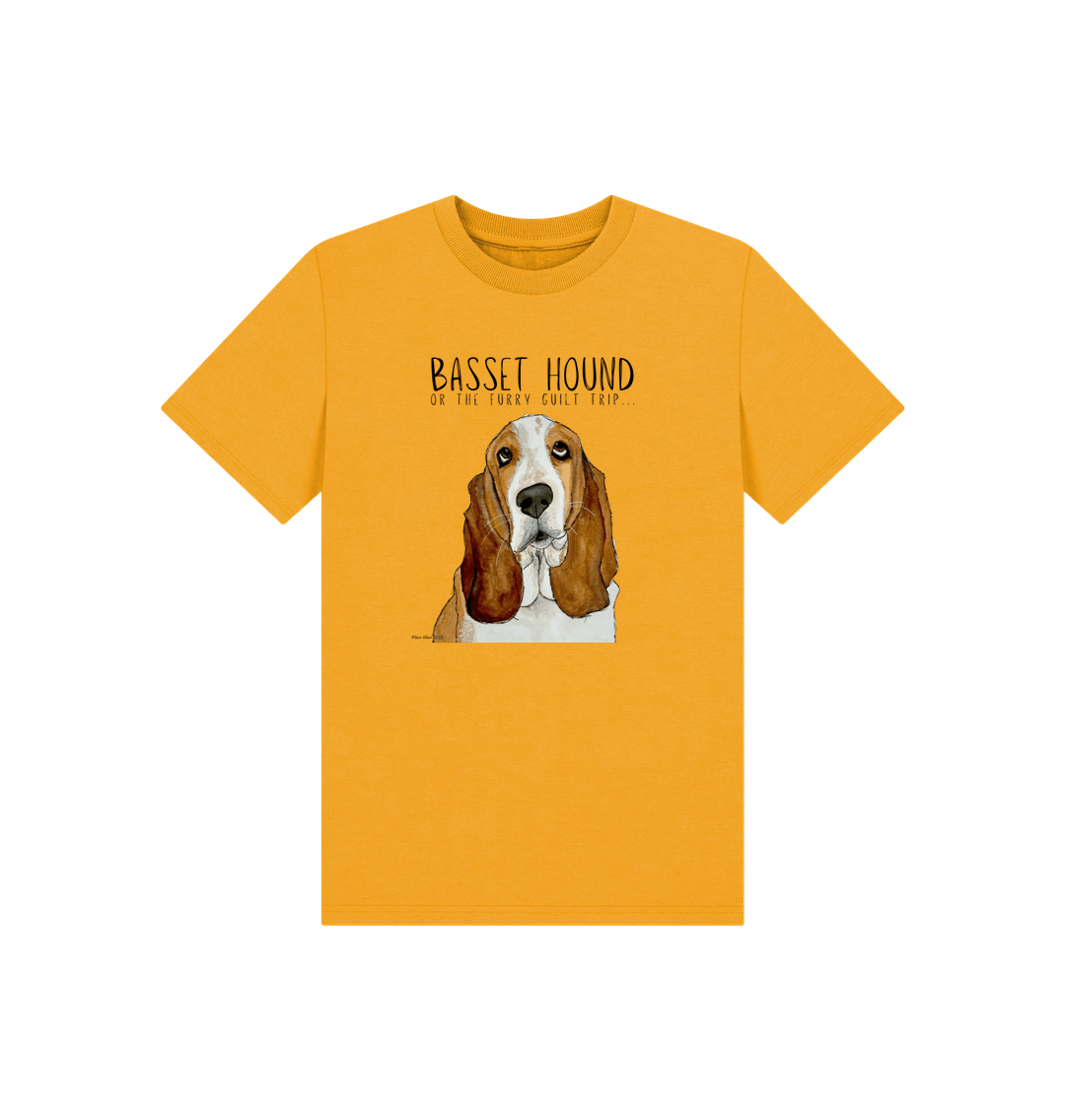 Mustard Printed Kids T-Shirt