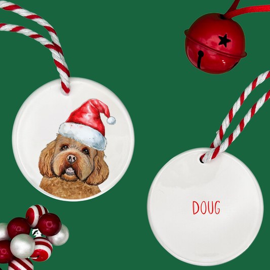 Dog Ceramic Hanging Ornament – Made Just for You