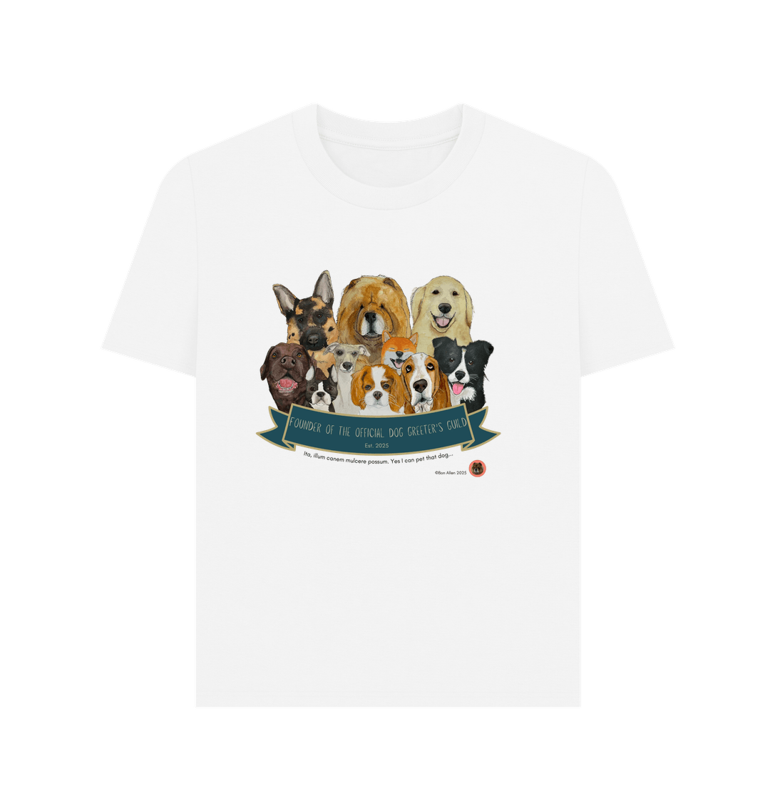 White Printed T-shirt Front