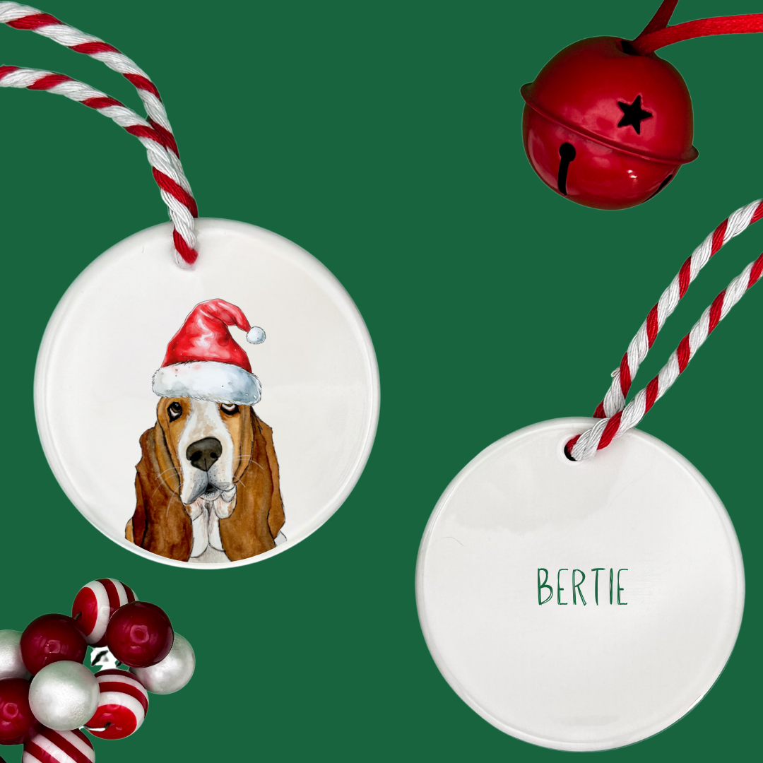 Dog Ceramic Hanging Ornament – Made Just for You