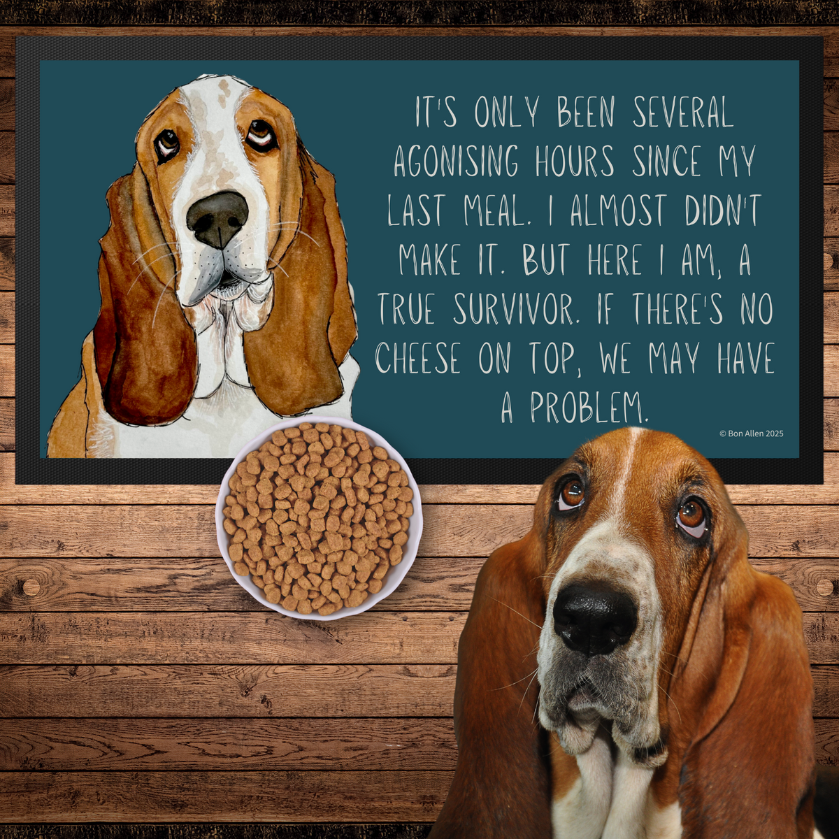 Personalised Pet Bowl Mat