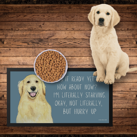 Personalised Pet Bowl Mat
