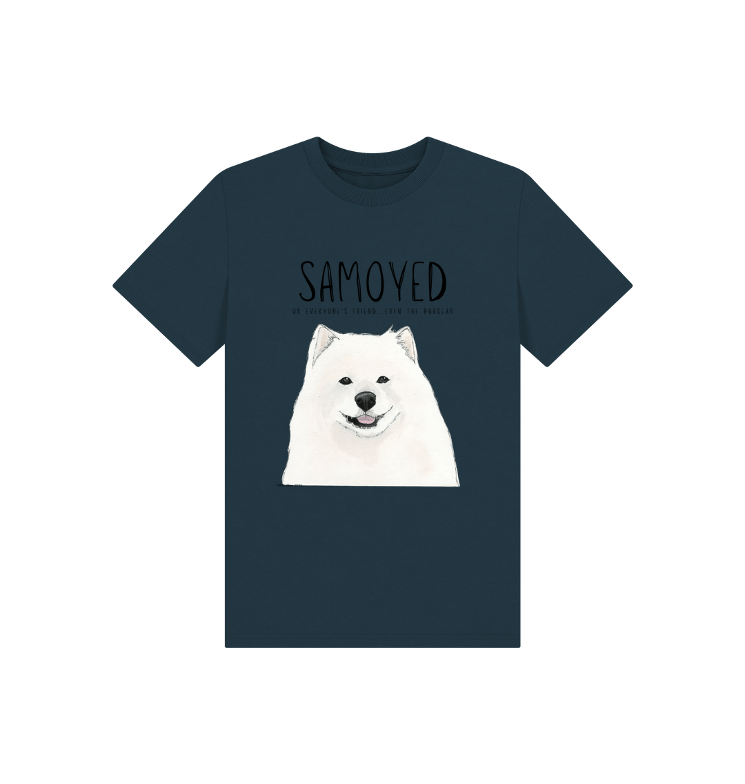 Denim Blue Printed Kids T-Shirt