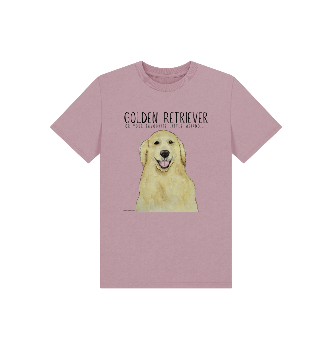 Mauve Printed Kids T-Shirt