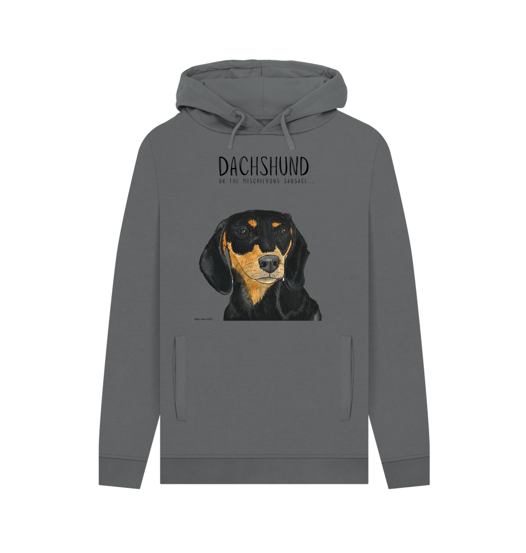 Slate Grey Printed Hoody