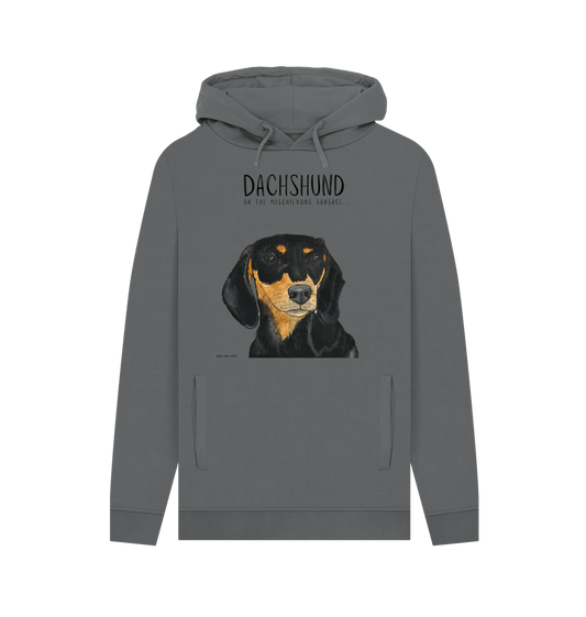 Slate Grey Printed Hoody