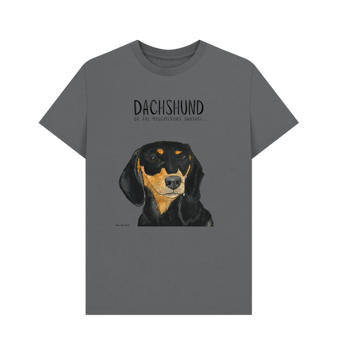 Slate Grey Printed T-shirt