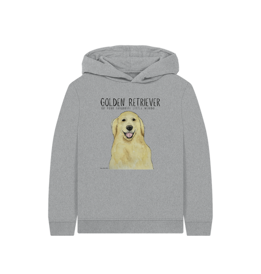 Athletic Grey Printed Kids Hoodie