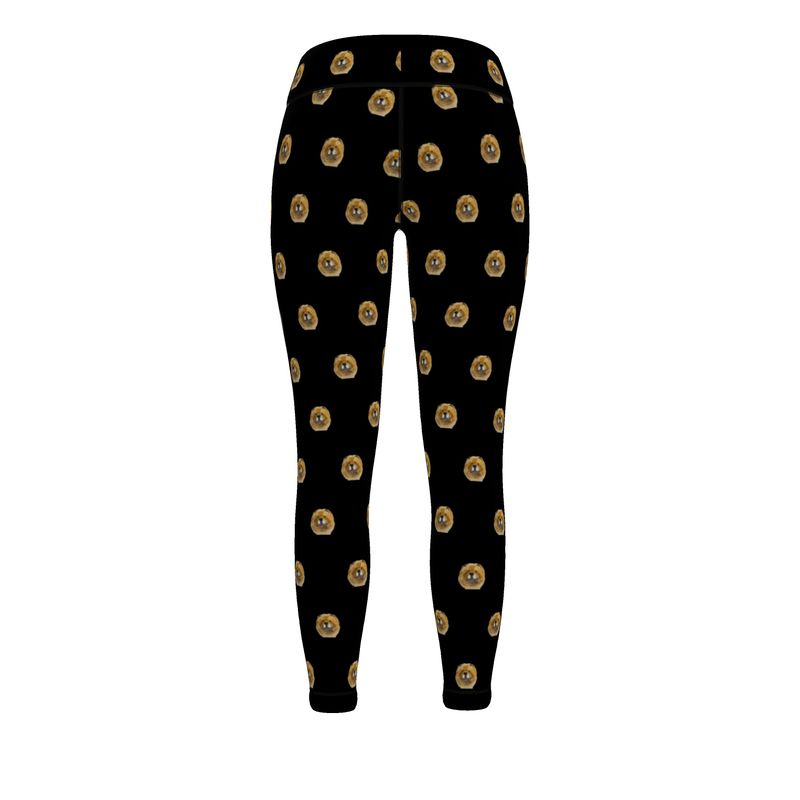 Red Chow Chow Leggings