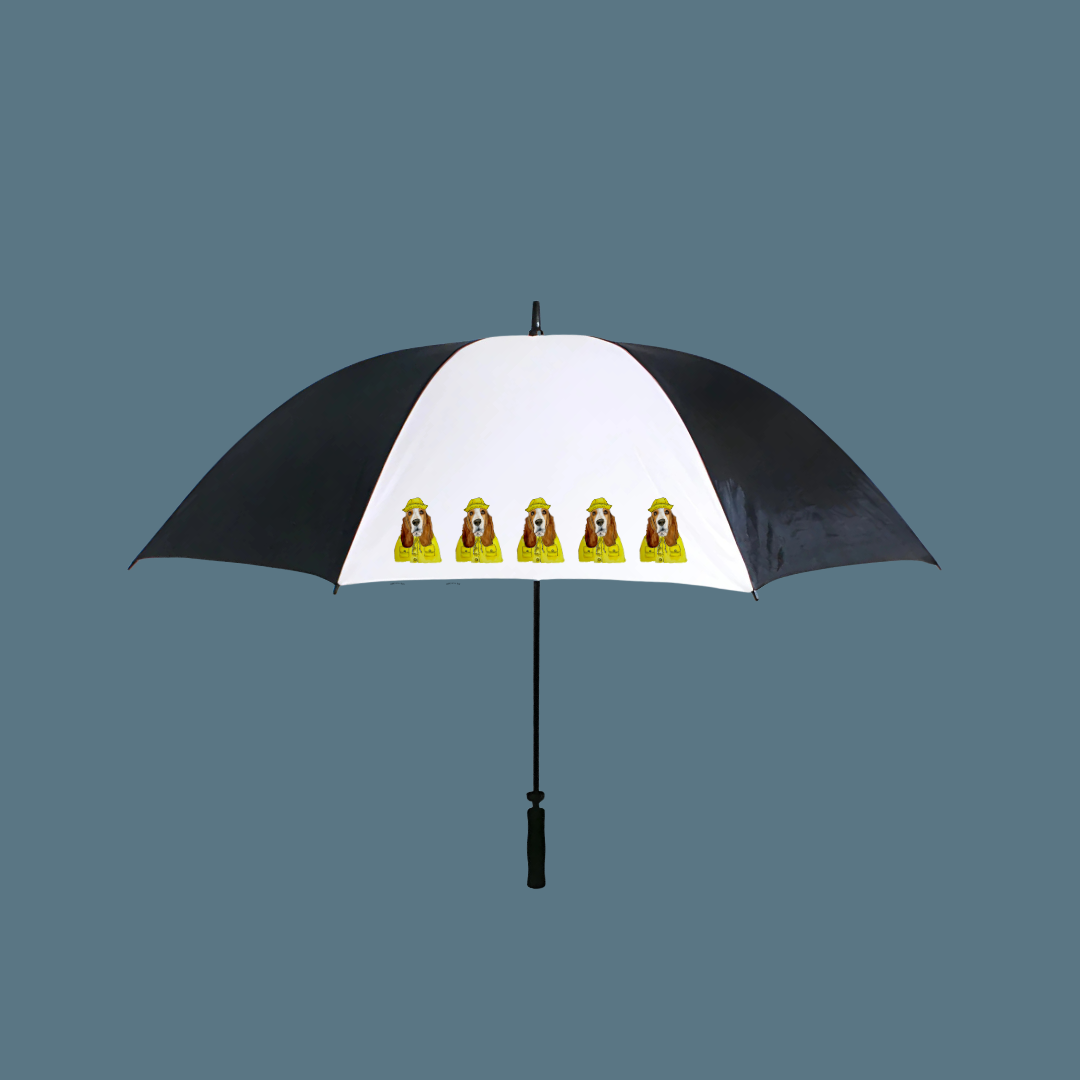 Rain or Shine, Basset Hound’s Got You Covered – High-End Golf Umbrella