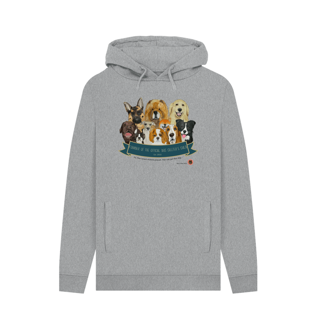 Light Heather Printed Hoody Front