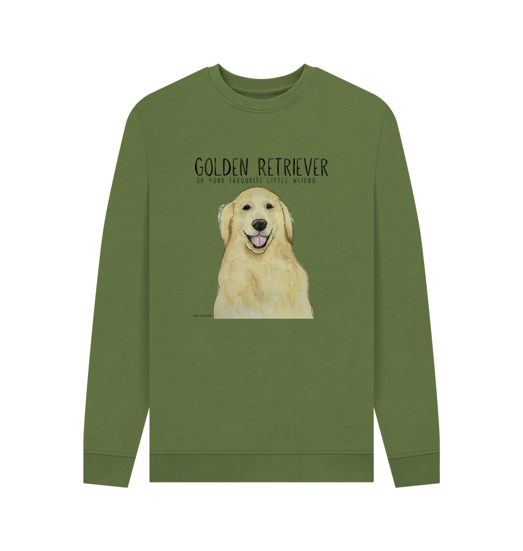 Khaki Printed Sweater