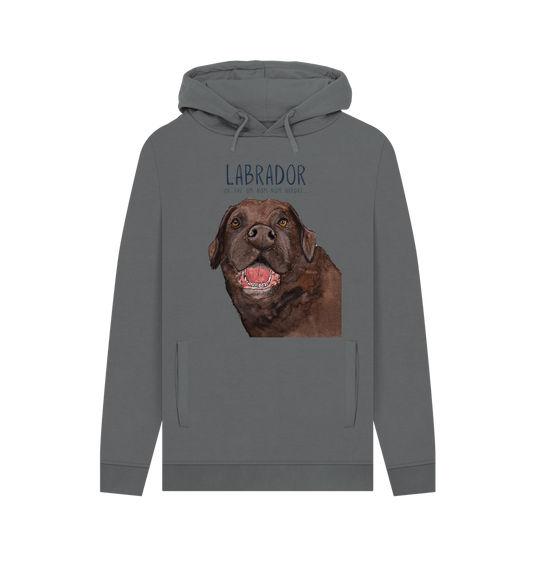 Slate Grey Printed Hoody