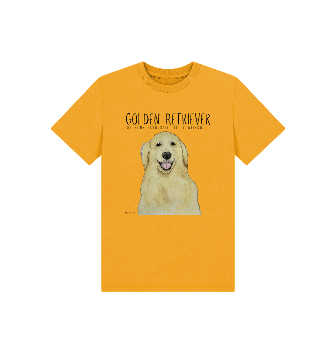 Mustard Printed Kids T-Shirt