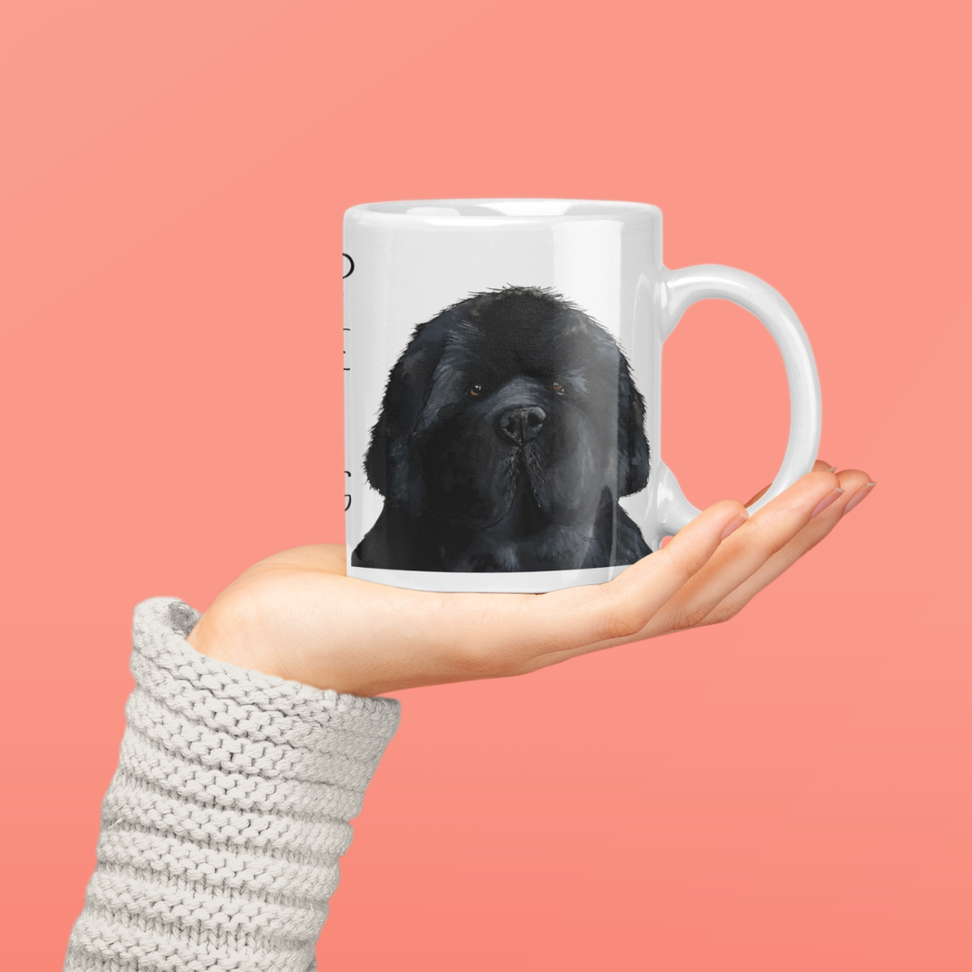 Couch-Sized Rescue Bear Mug – Hilarious Newfoundland Coffee Companion