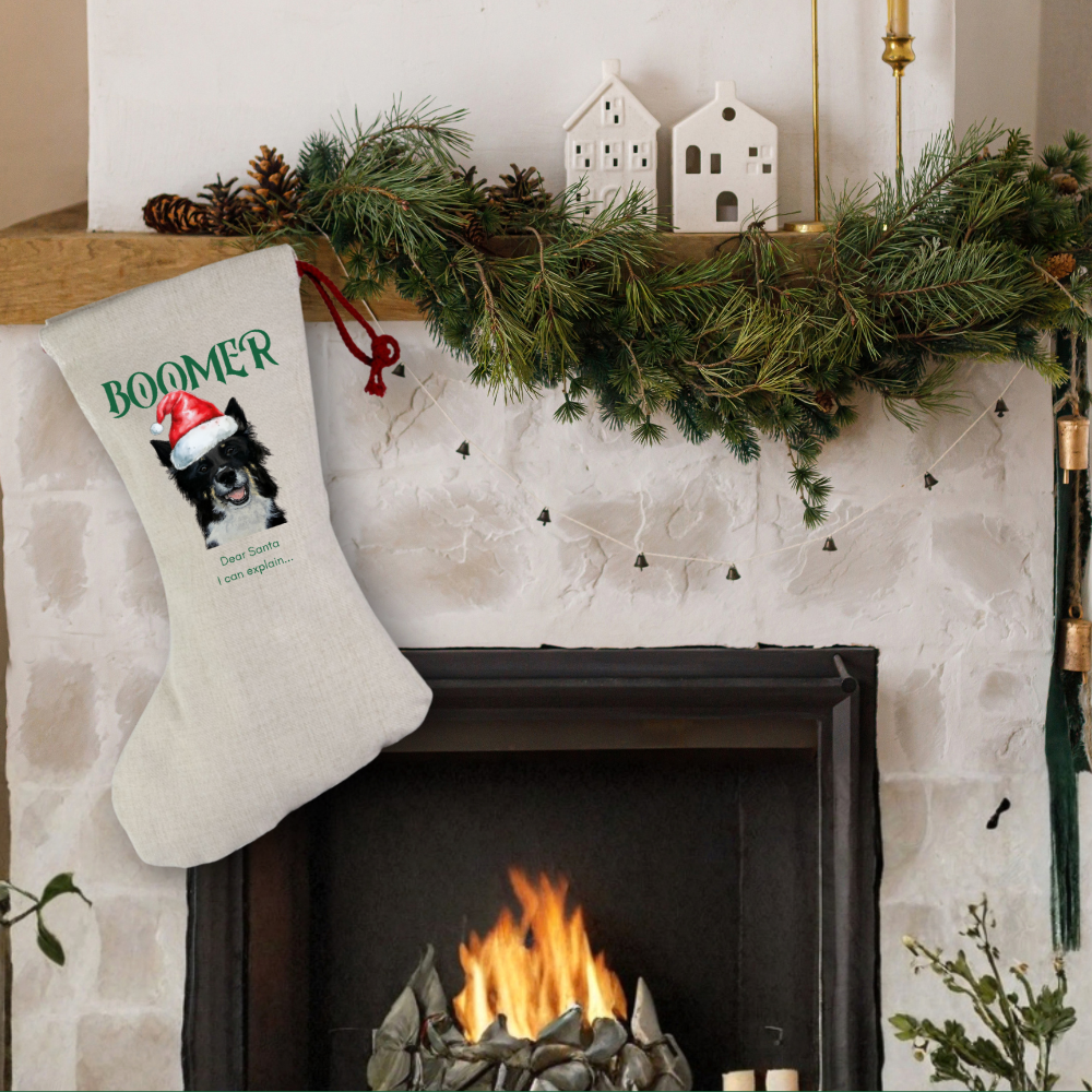 Personalised Christmas Dog Stocking