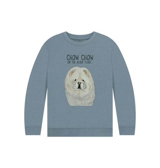 Stone Blue Cream Chow Chow Children's Sweatshirt