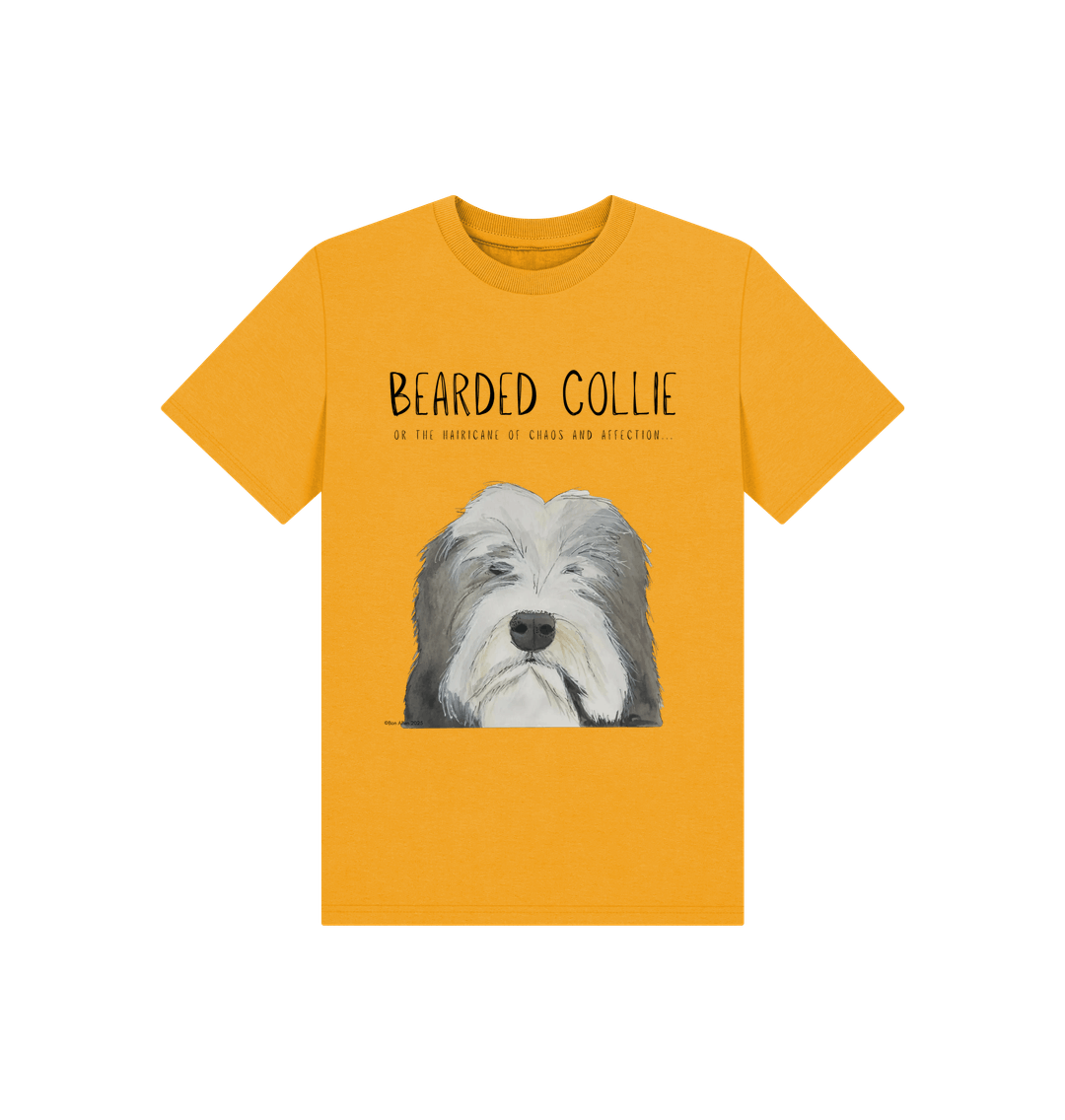 Mustard Printed Kids T-Shirt