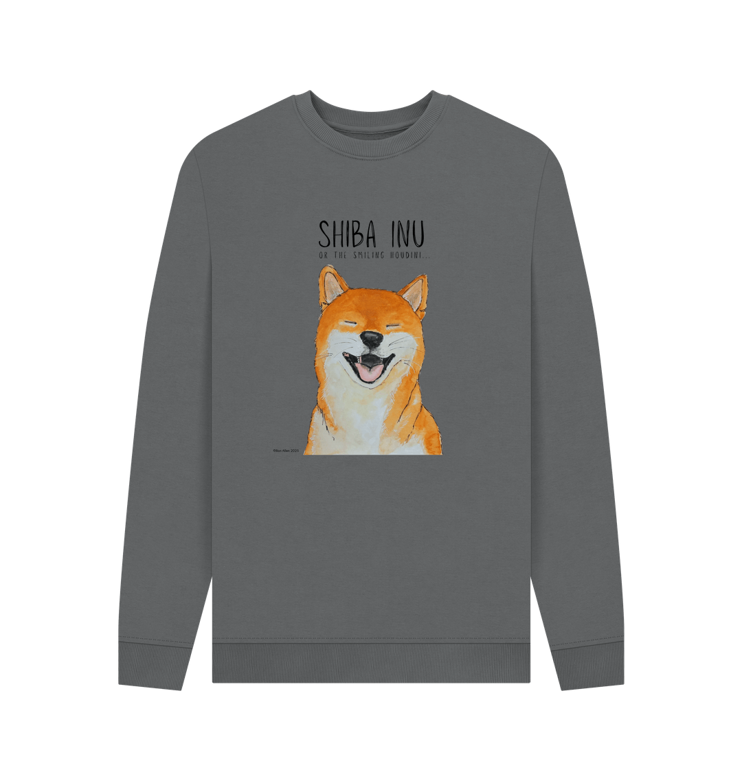 Slate Grey Printed Sweater