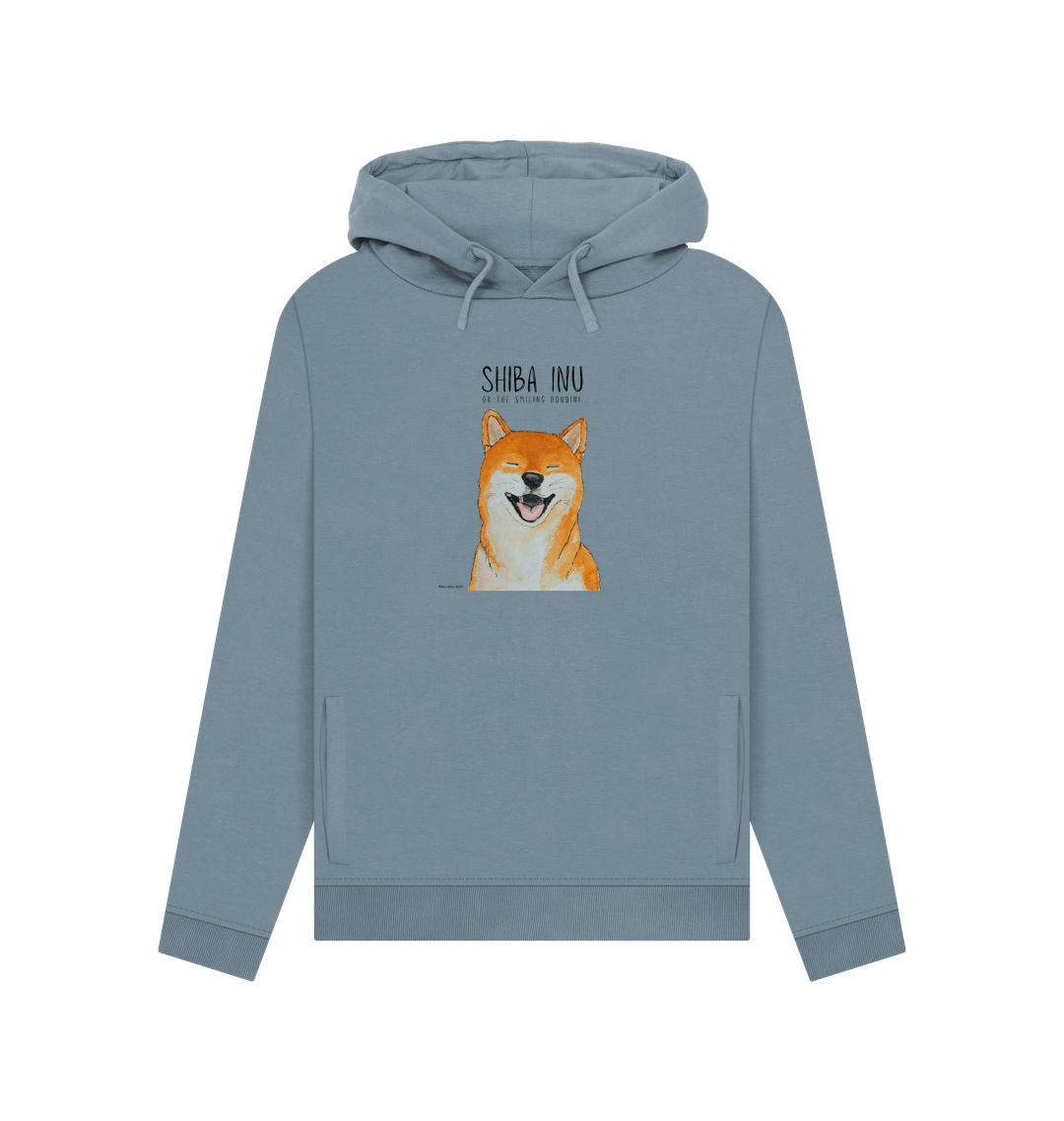 Stone Blue Printed Hoody