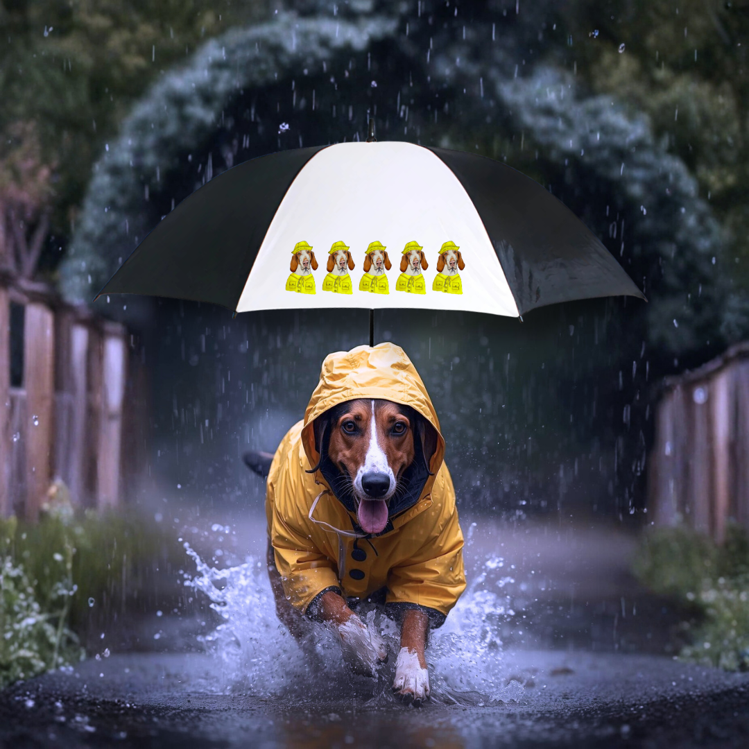 Bracco Italiano Golf Umbrella – High End Canine Elegance with Slightly Suspicious Intent
