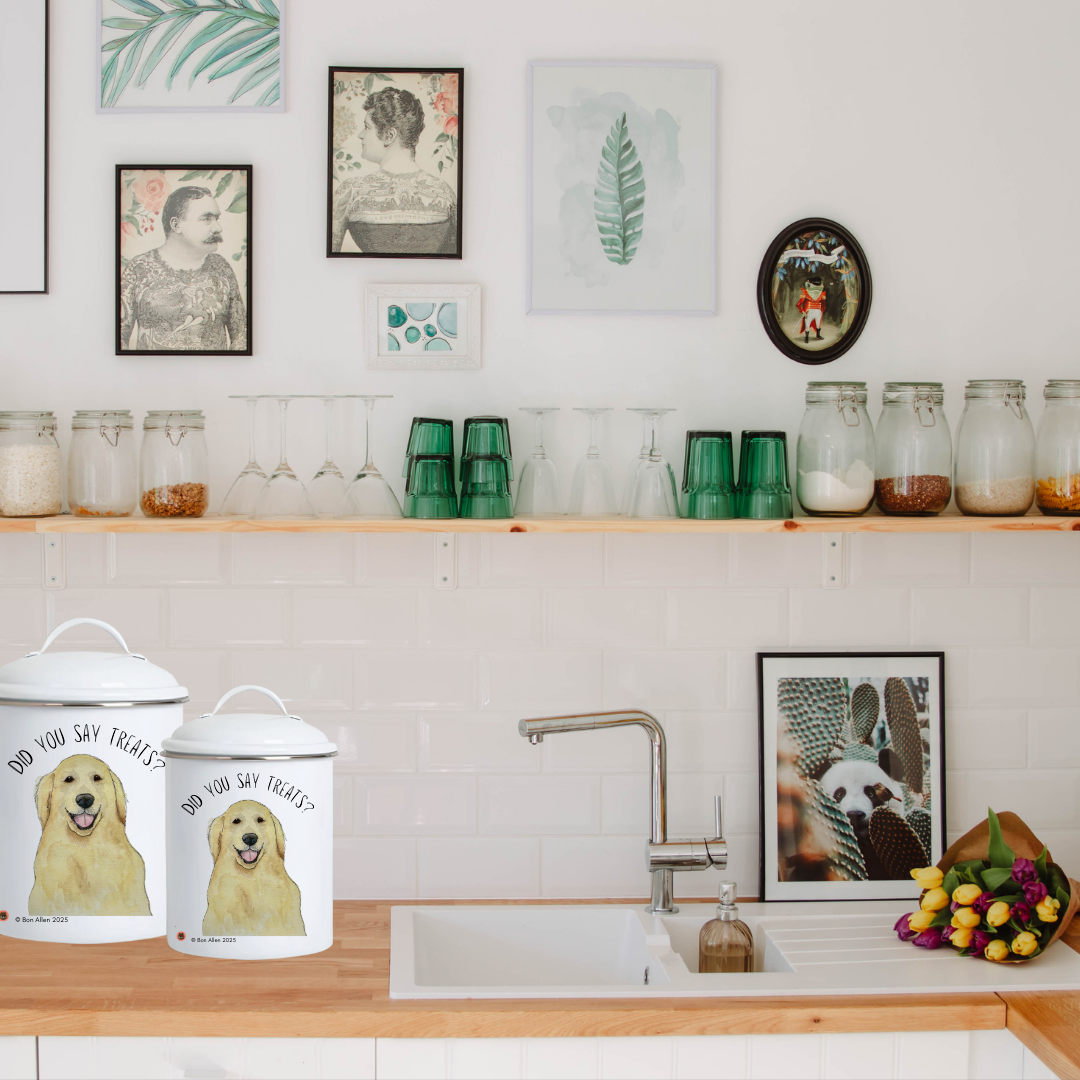 Golden Retriever’s Secret Snack Stash