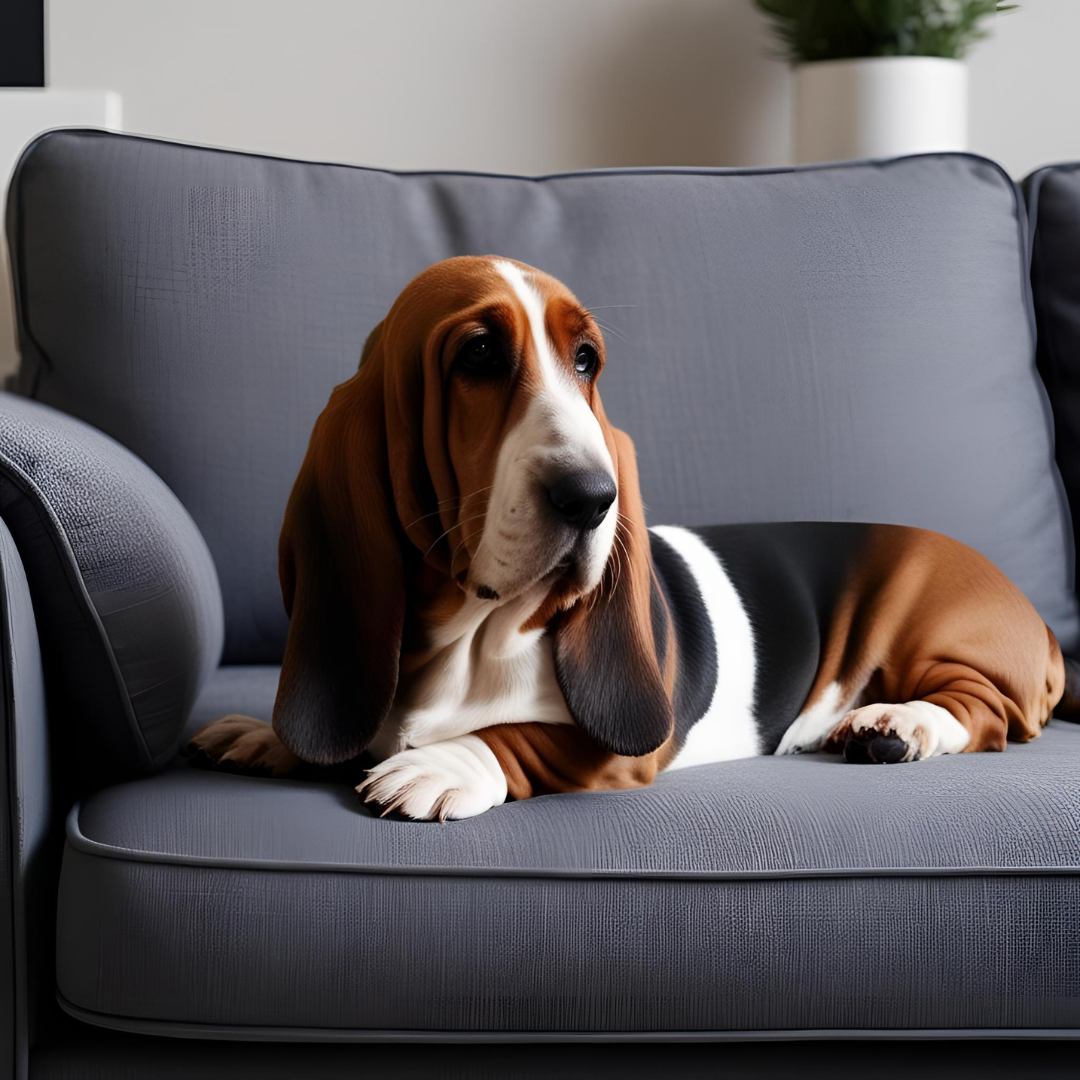 Basset Hound Cushion Cover – Guilt-Tripping in Style!