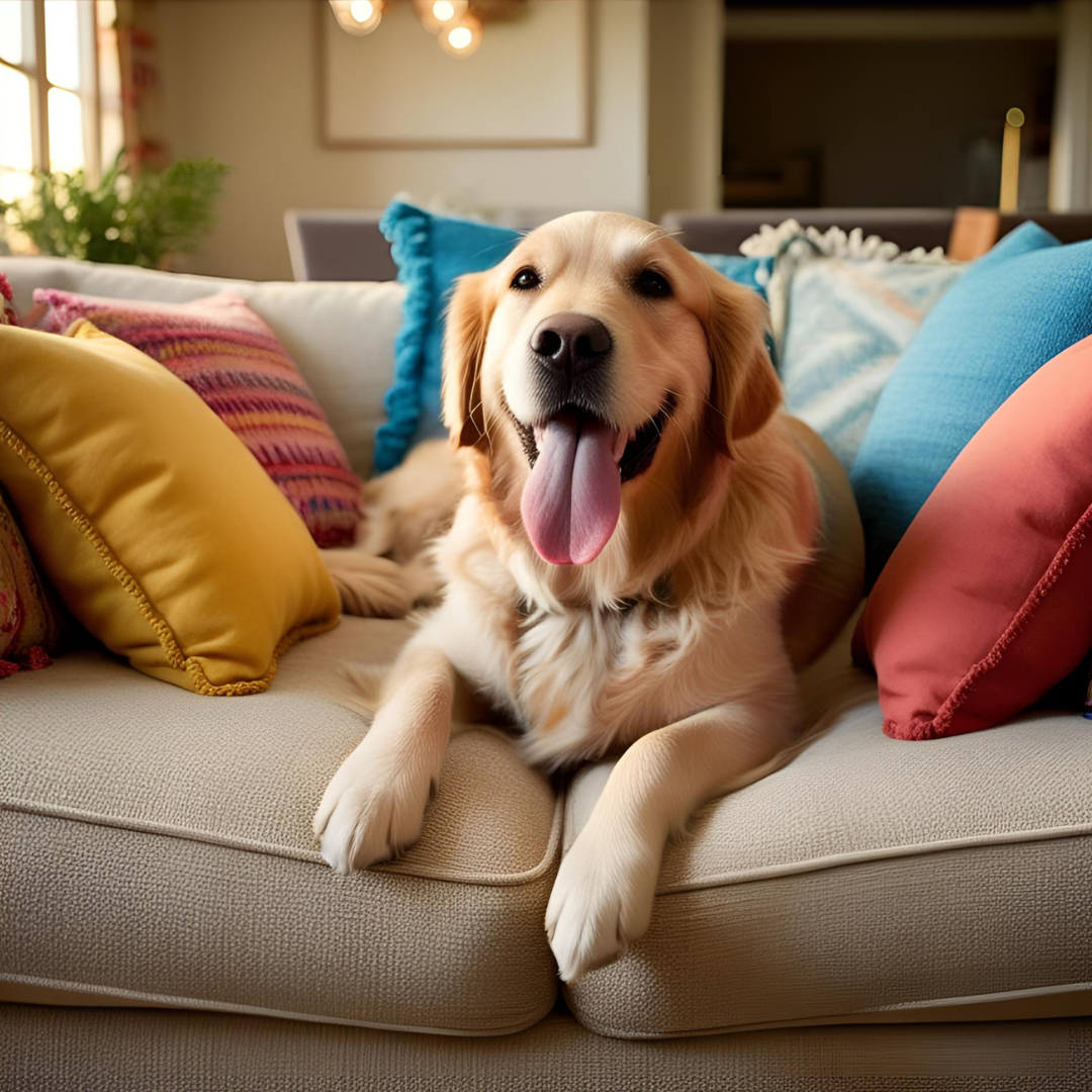 Golden Retriever Cushion – Because Your Couch Needs More Fur!