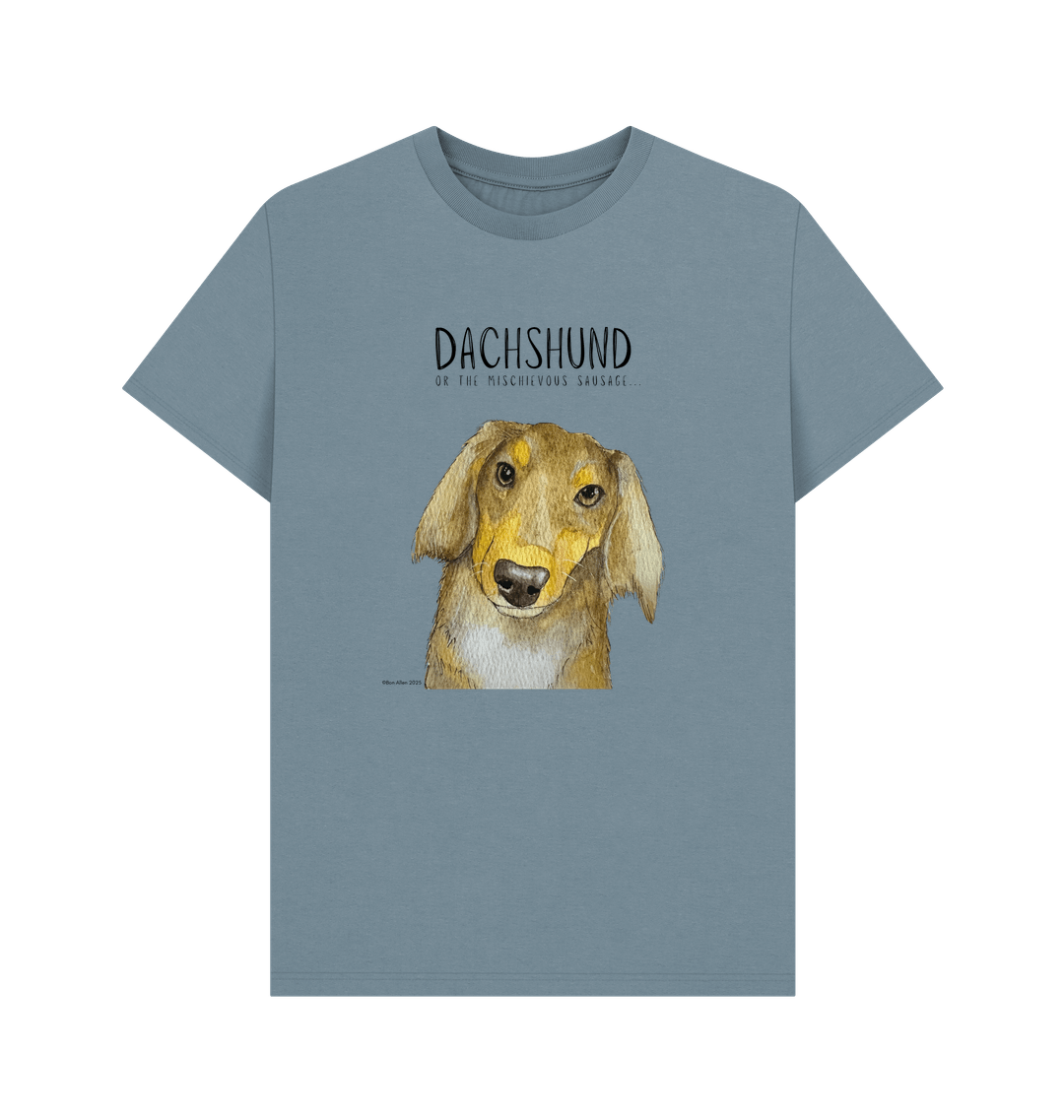 Stone Blue Printed T-shirt
