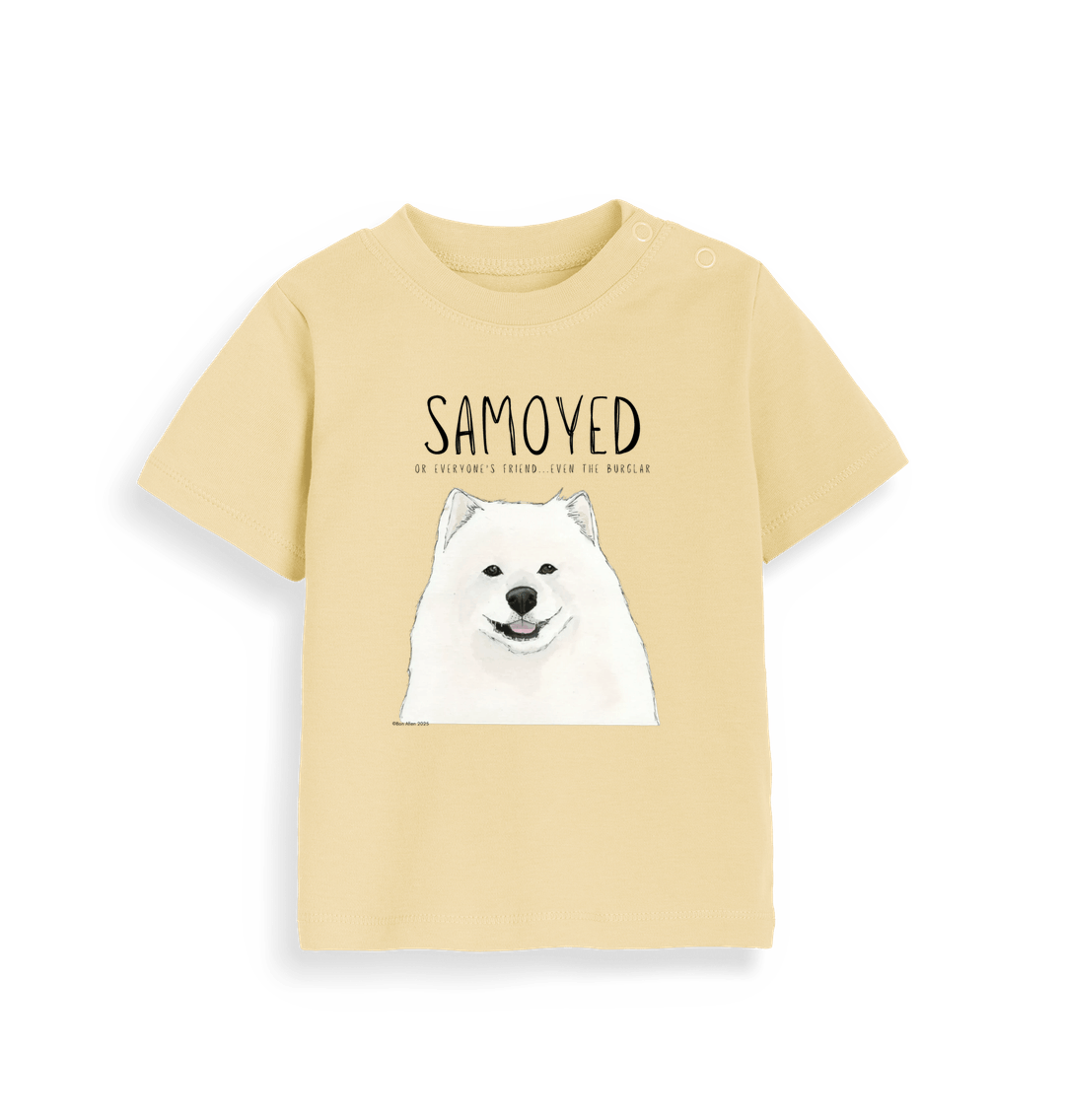 Soft Yellow Printed Kids T-Shirt
