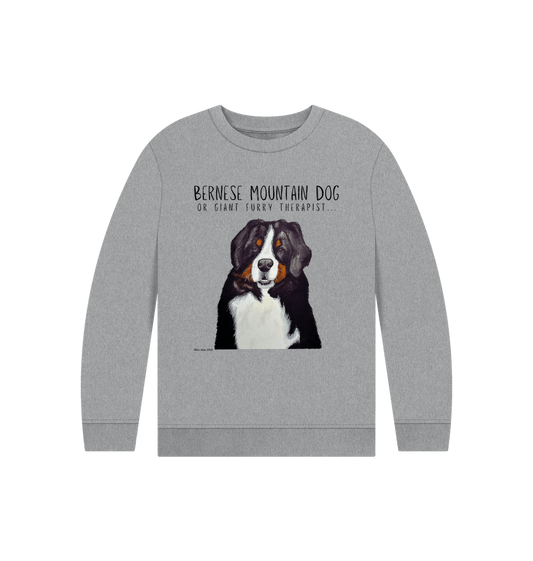 Athletic Grey Printed Kids Jumper
