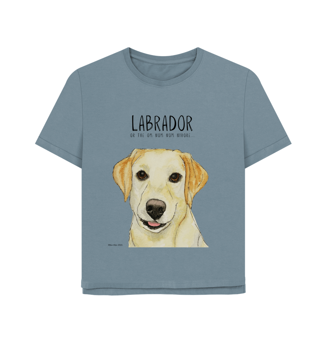 Stone Blue Printed T-shirt