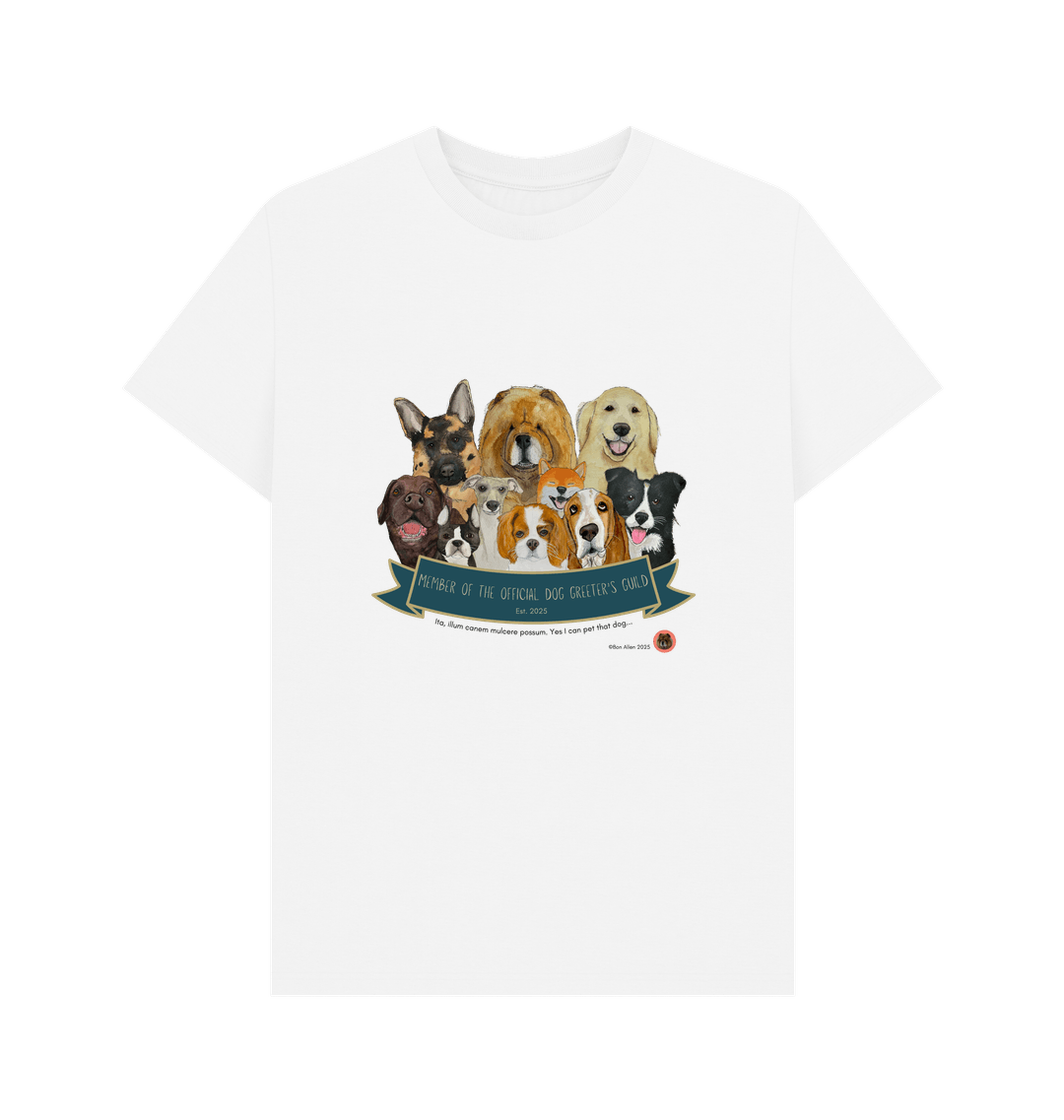 White Printed T-shirt Front