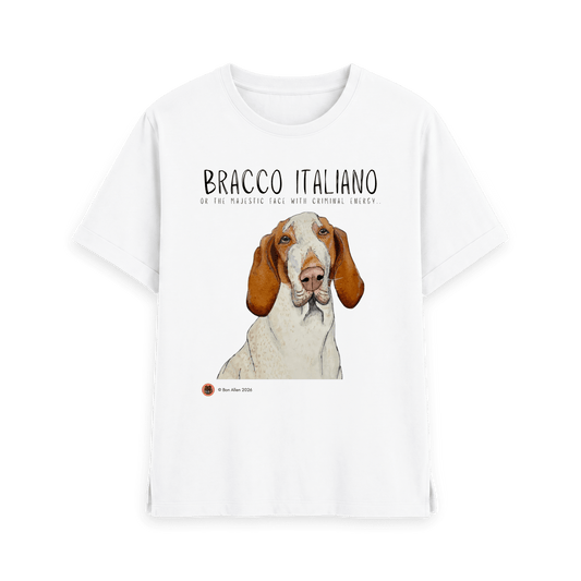 White Printed T-shirt Front