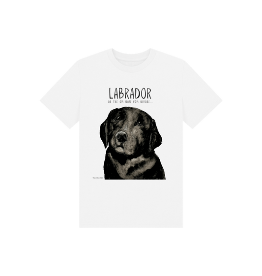 White Printed Kids T-Shirt