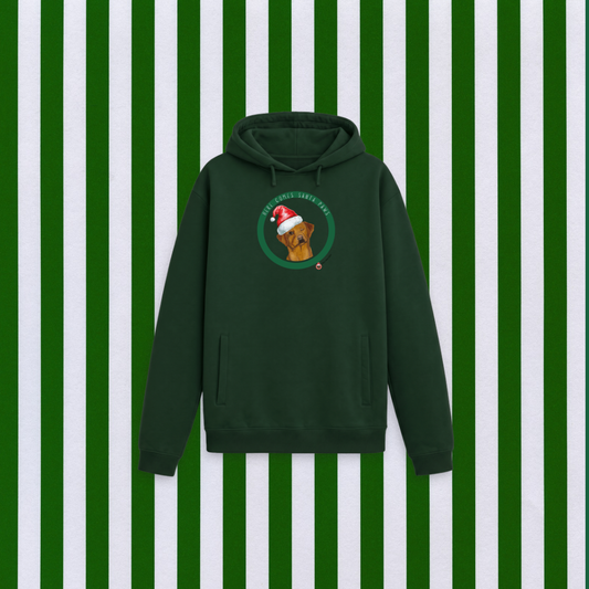 Here comes Santa Paws Adults Christmas Hoodie