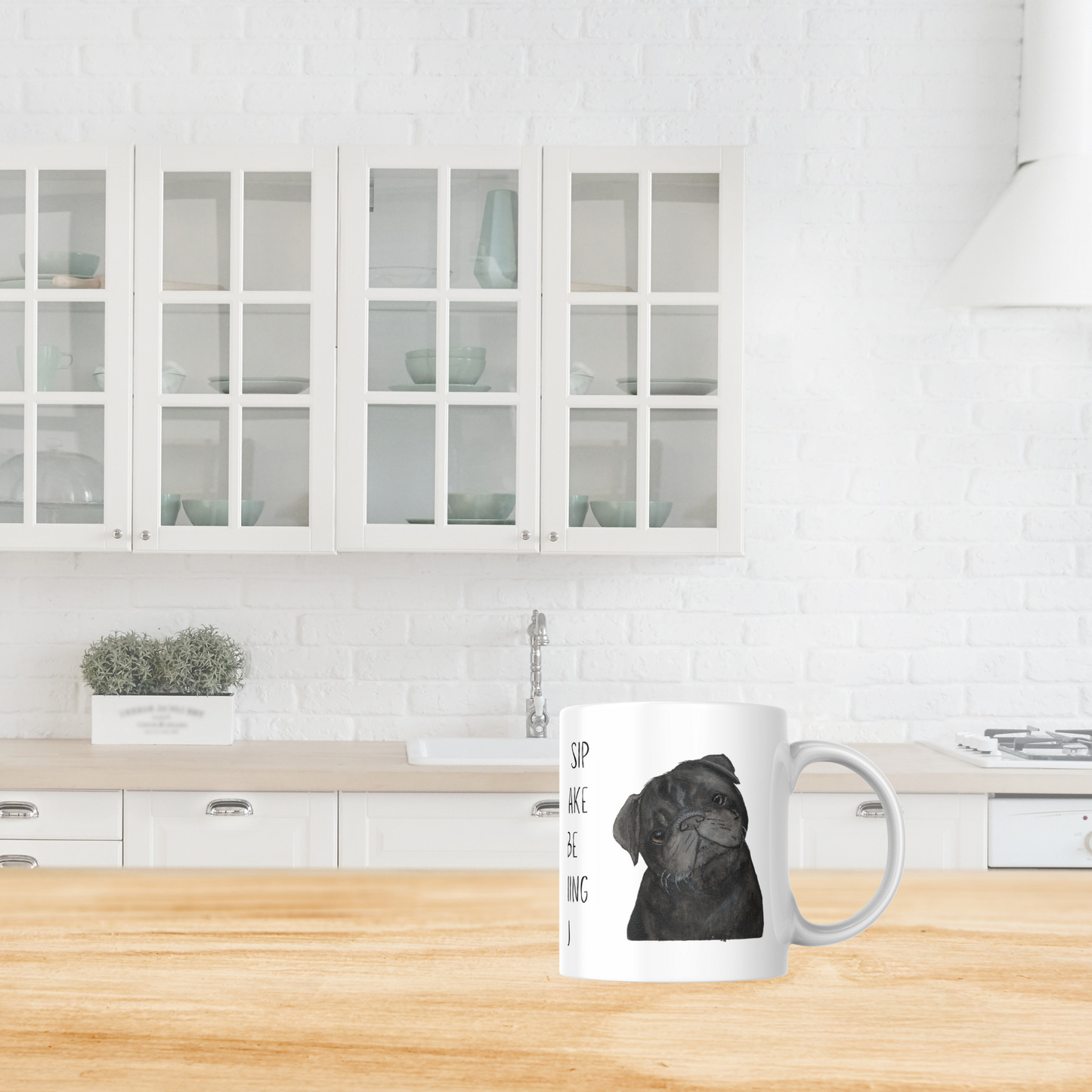 Adorable Pug Mug – Perfect Gift for Dog Lovers | Cute Ceramic Coffee Cup