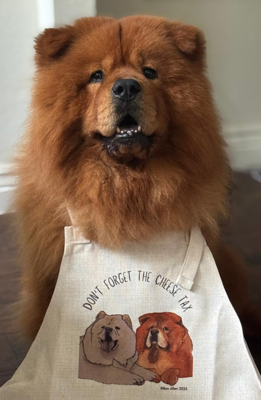 Don’t Forget the Cheese Tax! High-End Dog Breed Linen Apron