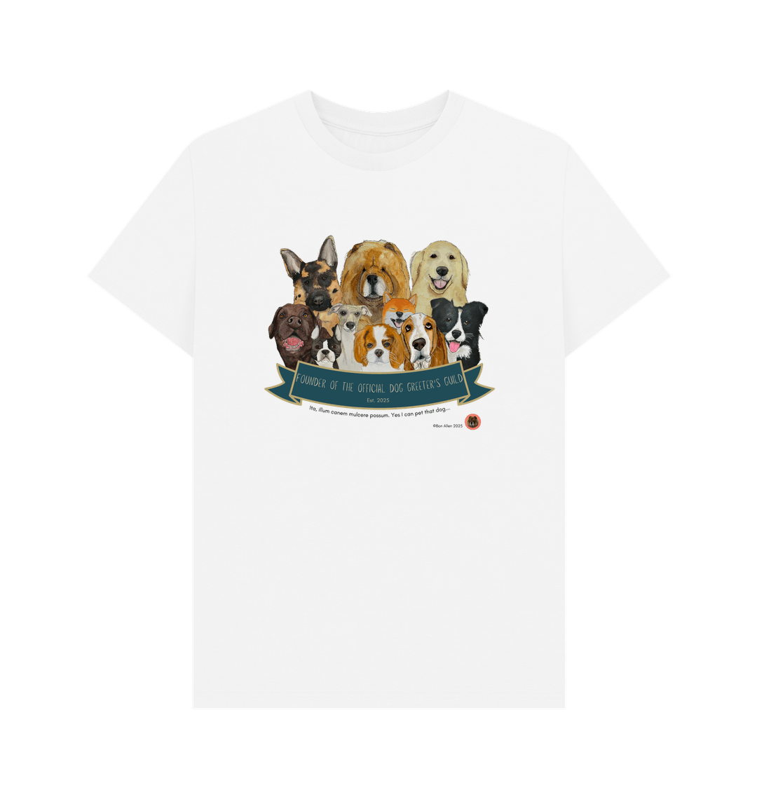 White Printed T-shirt Front
