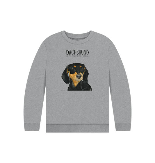 Athletic Grey Printed Kids Jumper