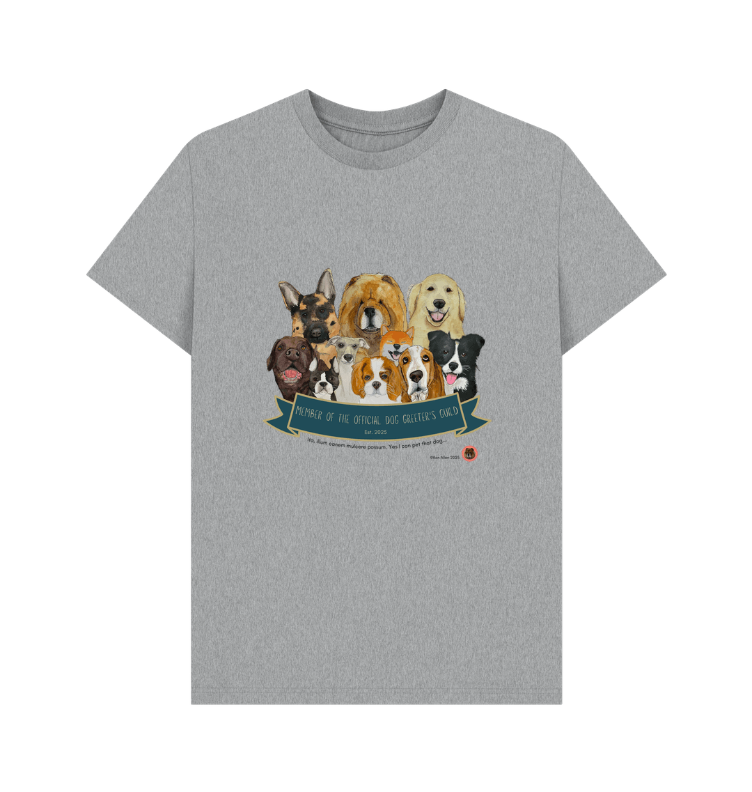 Athletic Grey Printed T-shirt Front