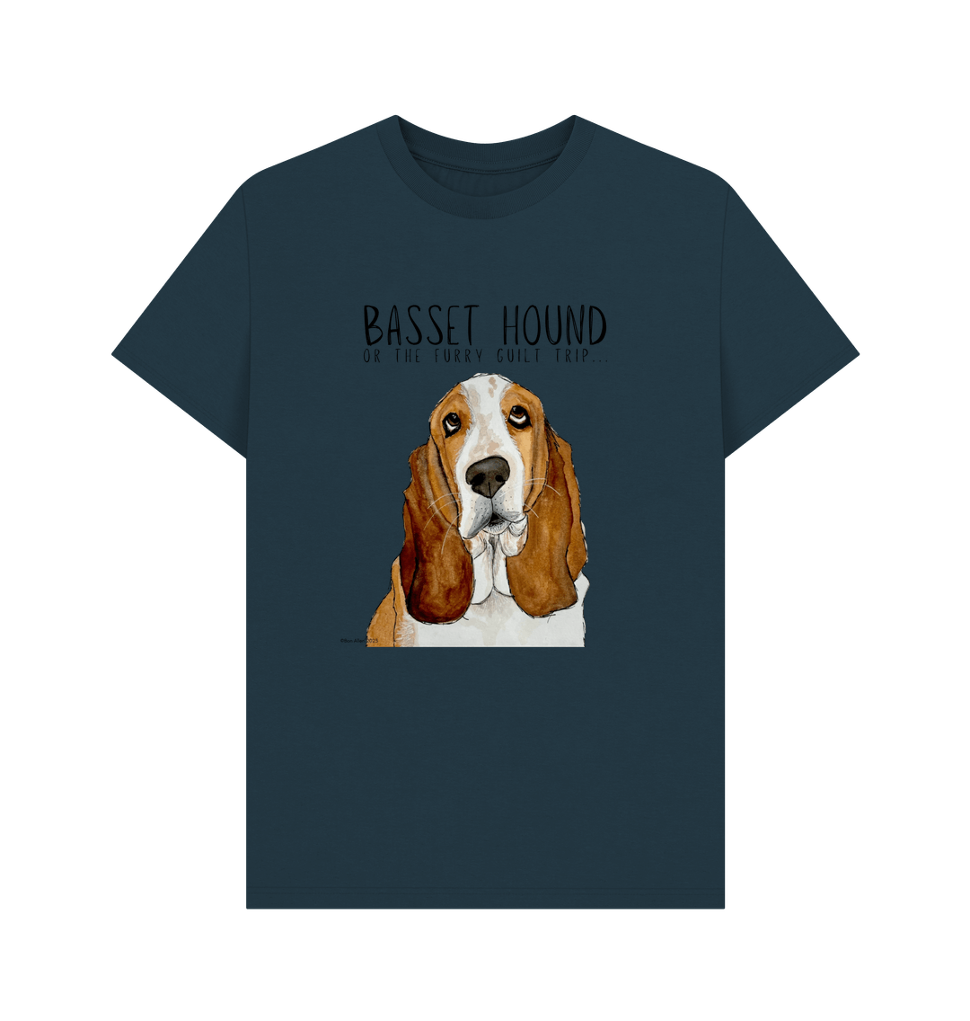 Denim Blue Printed T-shirt