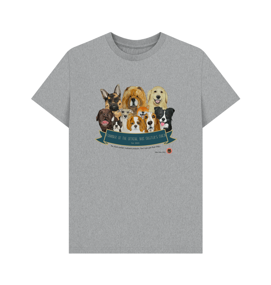 Athletic Grey Printed T-shirt Front