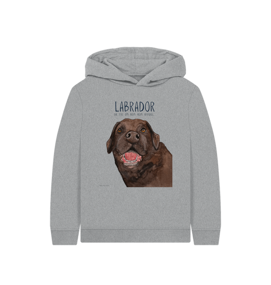 Athletic Grey Printed Kids Hoodie