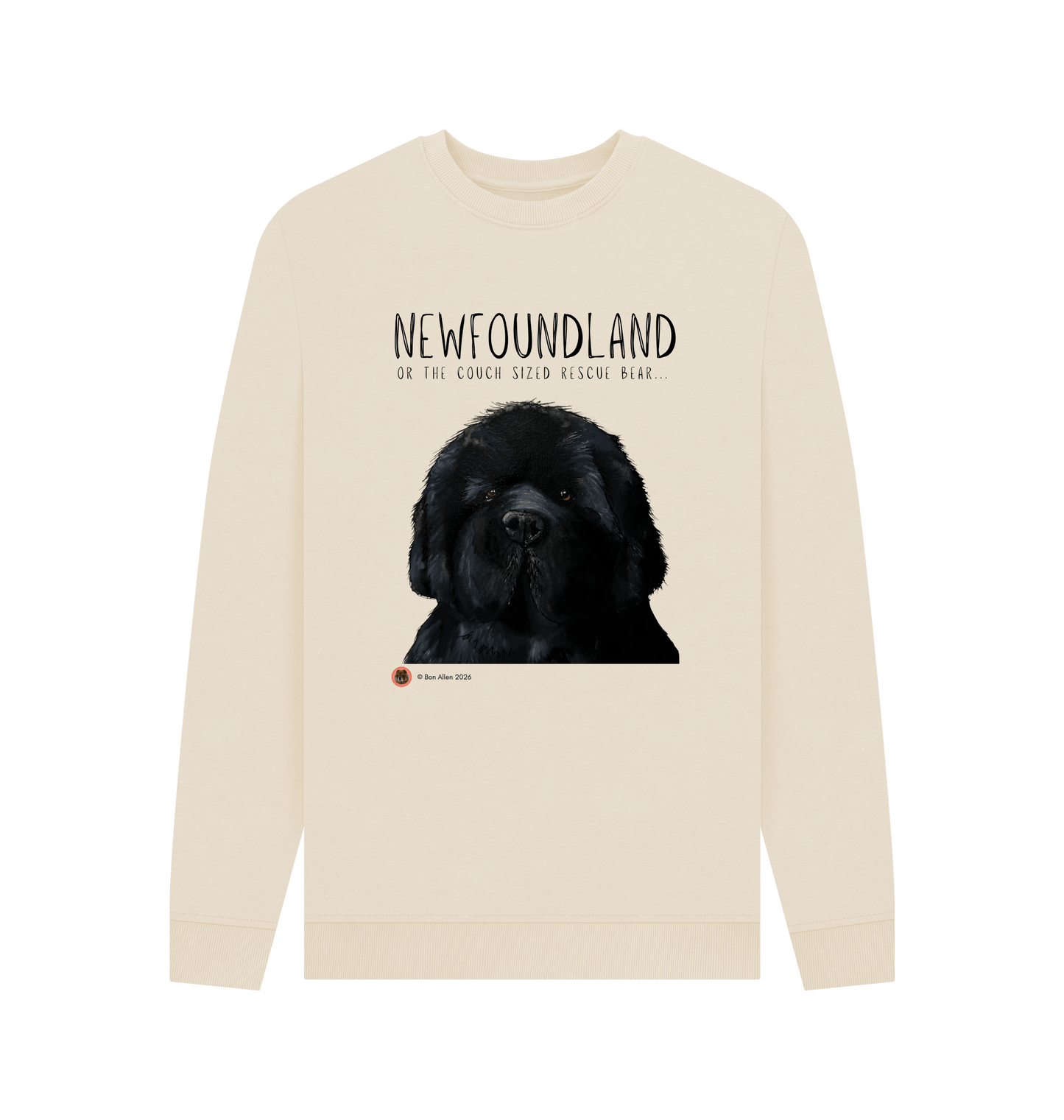 Oat Printed Sweater Front