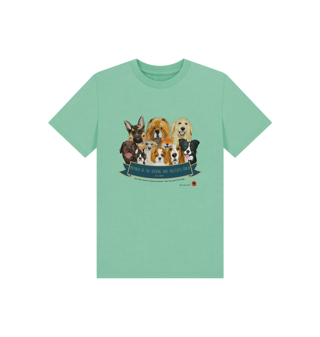 Peppermint Printed Kids T-Shirt Front
